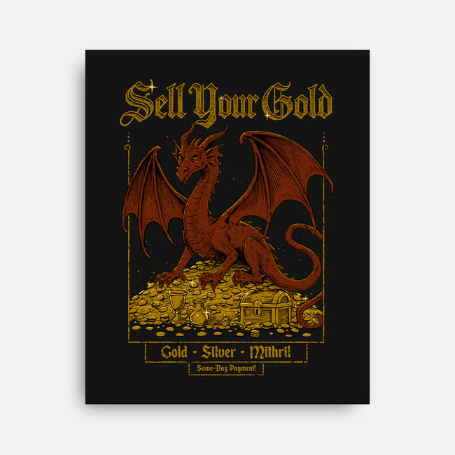 Sell Your Gold-None-Stretched-Canvas-Hafaell