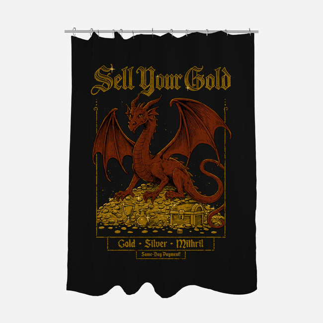 Sell Your Gold-None-Polyester-Shower Curtain-Hafaell