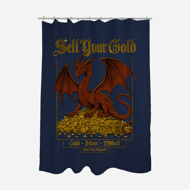 Sell Your Gold-None-Polyester-Shower Curtain-Hafaell