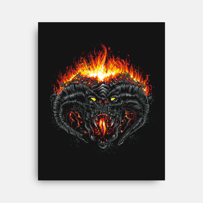 Demon Of Morgoth-None-Stretched-Canvas-DrMonekers