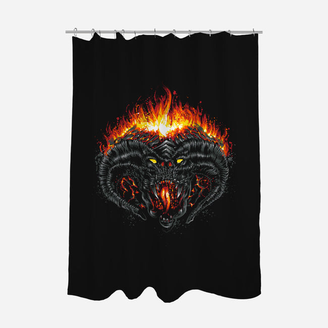 Demon Of Morgoth-None-Polyester-Shower Curtain-DrMonekers