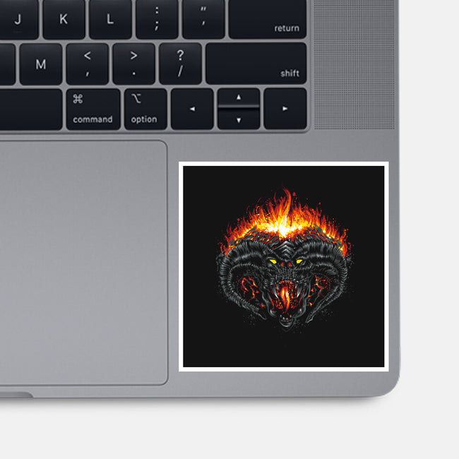 Demon Of Morgoth-None-Glossy-Sticker-DrMonekers