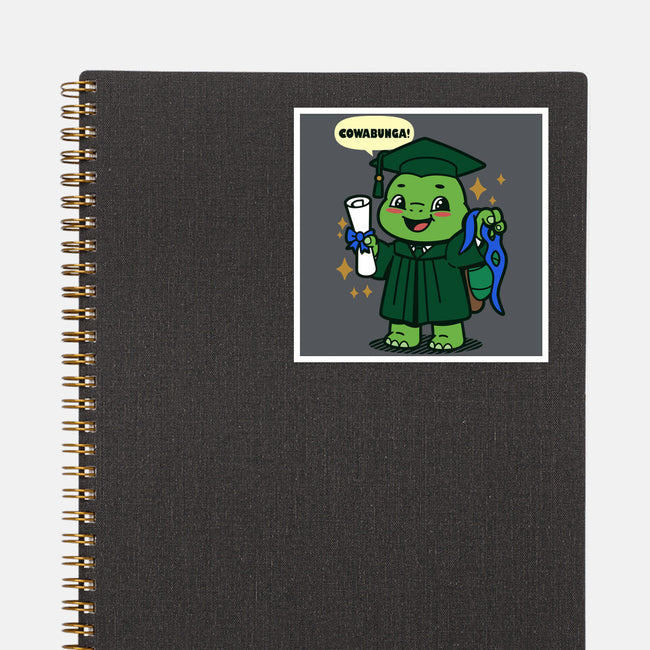 Ninja School Grad-None-Glossy-Sticker-Boggs Nicolas