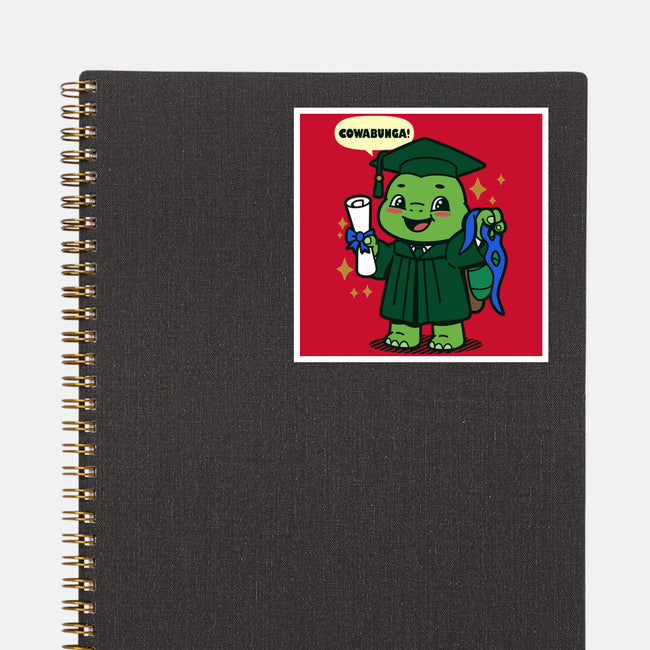 Ninja School Grad-None-Glossy-Sticker-Boggs Nicolas