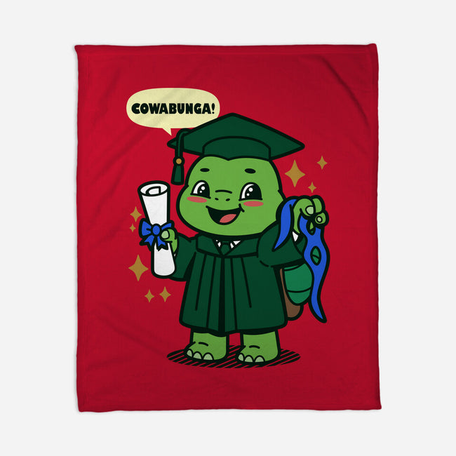 Ninja School Grad-None-Fleece-Blanket-Boggs Nicolas