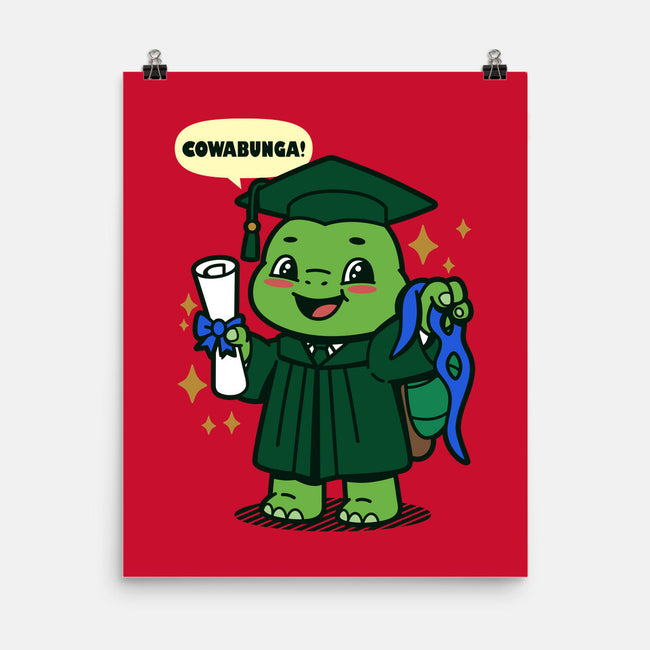 Ninja School Grad-None-Matte-Poster-Boggs Nicolas