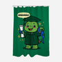 Ninja School Grad-None-Polyester-Shower Curtain-Boggs Nicolas