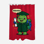 Ninja School Grad-None-Polyester-Shower Curtain-Boggs Nicolas