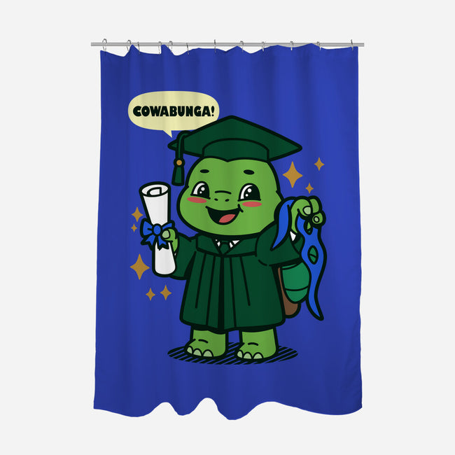 Ninja School Grad-None-Polyester-Shower Curtain-Boggs Nicolas
