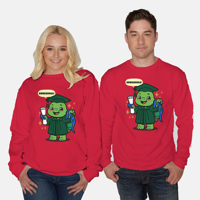 Ninja School Grad-Unisex-Crew Neck-Sweatshirt-Boggs Nicolas