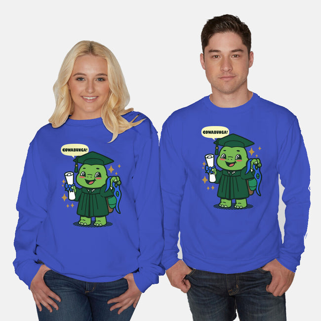 Ninja School Grad-Unisex-Crew Neck-Sweatshirt-Boggs Nicolas
