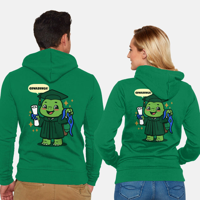 Ninja School Grad-Unisex-Zip-Up-Sweatshirt-Boggs Nicolas