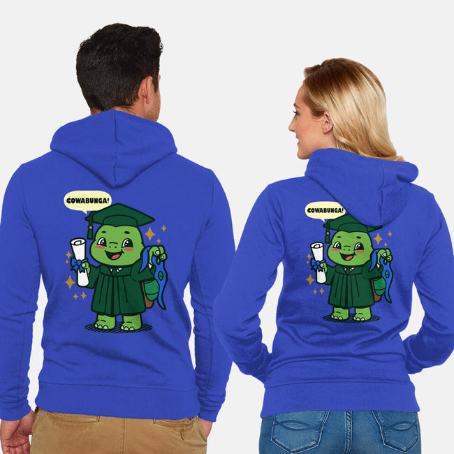 Ninja School Grad-Unisex-Zip-Up-Sweatshirt-Boggs Nicolas