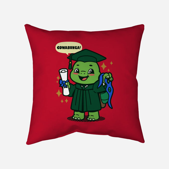 Ninja School Grad-None-Removable Cover w Insert-Throw Pillow-Boggs Nicolas