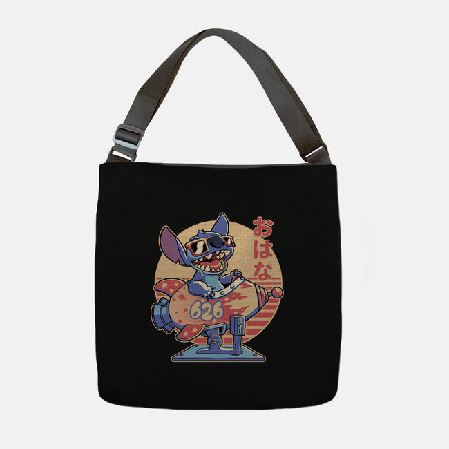 Experiment Alien Spaceship-None-Adjustable Tote-Bag-Studio Mootant