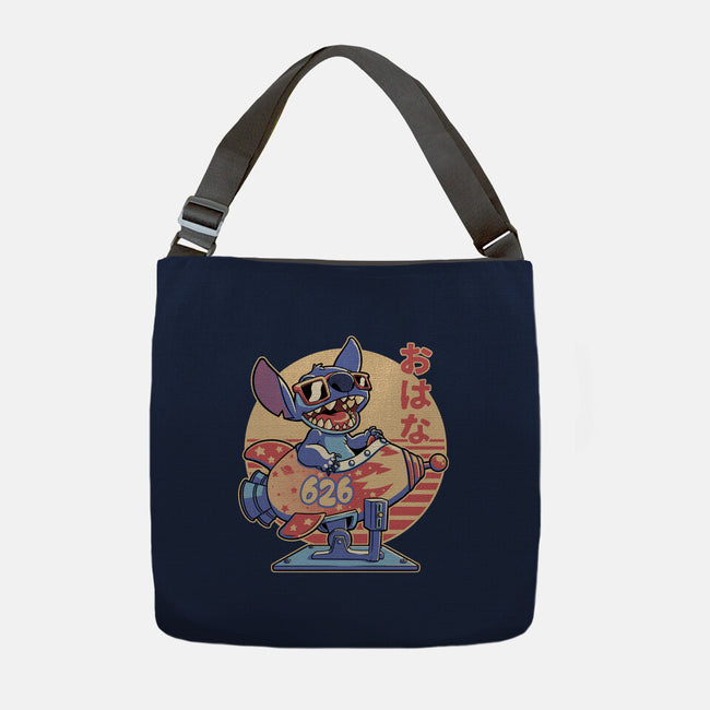 Experiment Alien Spaceship-None-Adjustable Tote-Bag-Studio Mootant