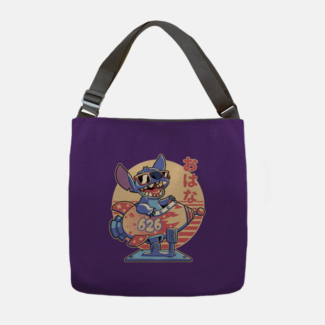 Experiment Alien Spaceship-None-Adjustable Tote-Bag-Studio Mootant