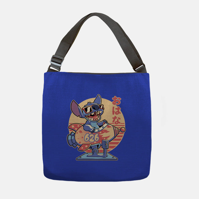 Experiment Alien Spaceship-None-Adjustable Tote-Bag-Studio Mootant