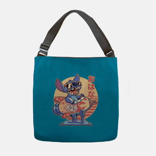 Experiment Alien Spaceship-None-Adjustable Tote-Bag-Studio Mootant