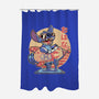 Experiment Alien Spaceship-None-Polyester-Shower Curtain-Studio Mootant
