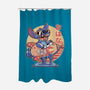 Experiment Alien Spaceship-None-Polyester-Shower Curtain-Studio Mootant
