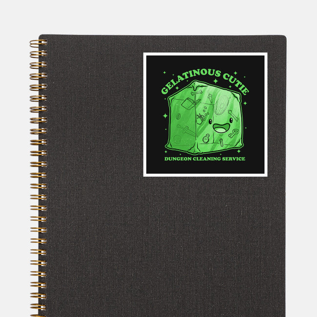 Gelatinous Cute Dungeon Monster-None-Glossy-Sticker-Studio Mootant