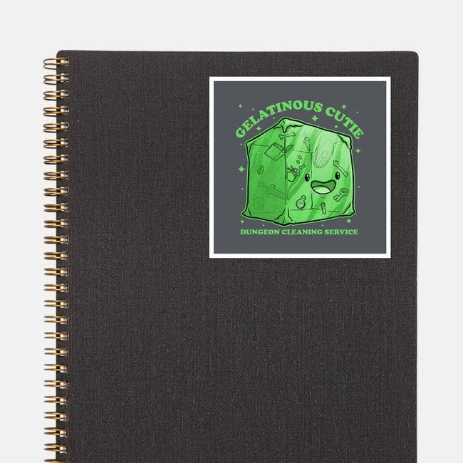 Gelatinous Cute Dungeon Monster-None-Glossy-Sticker-Studio Mootant