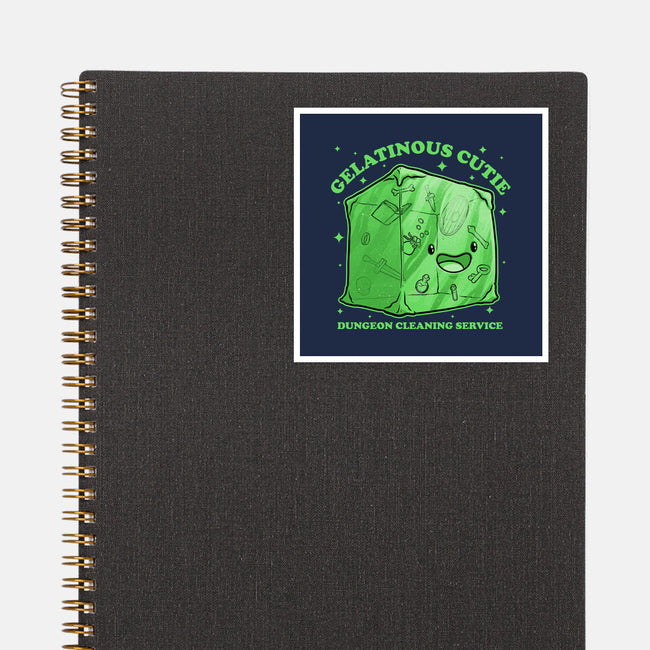 Gelatinous Cute Dungeon Monster-None-Glossy-Sticker-Studio Mootant