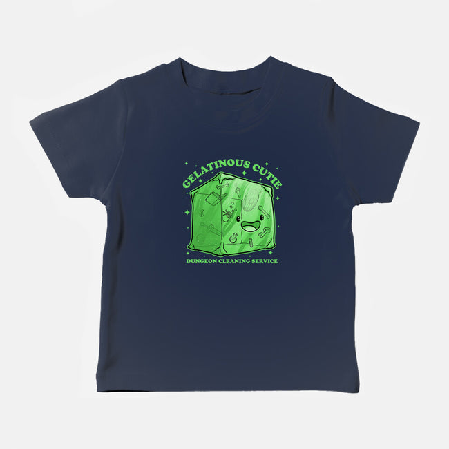 Gelatinous Cute Dungeon Monster-Baby-Basic-Tee-Studio Mootant