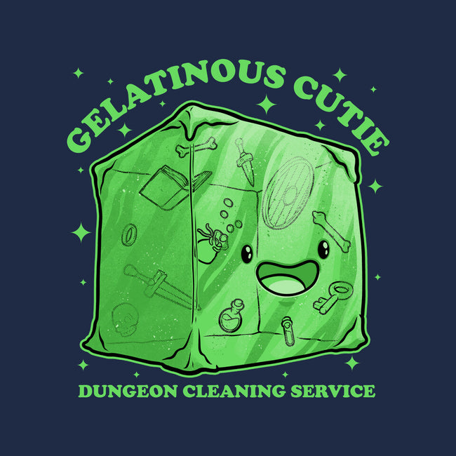 Gelatinous Cute Dungeon Monster-Womens-Basic-Tee-Studio Mootant