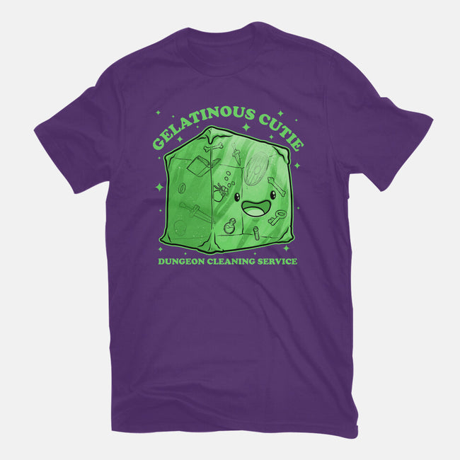 Gelatinous Cute Dungeon Monster-Womens-Basic-Tee-Studio Mootant
