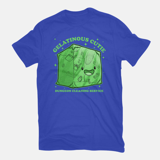 Gelatinous Cute Dungeon Monster-Womens-Basic-Tee-Studio Mootant