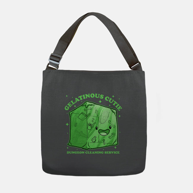 Gelatinous Cute Dungeon Monster-None-Adjustable Tote-Bag-Studio Mootant