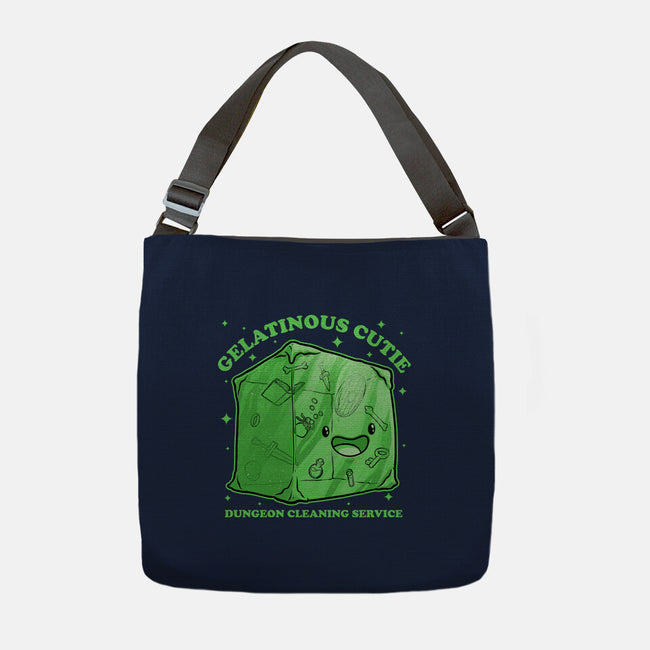 Gelatinous Cute Dungeon Monster-None-Adjustable Tote-Bag-Studio Mootant