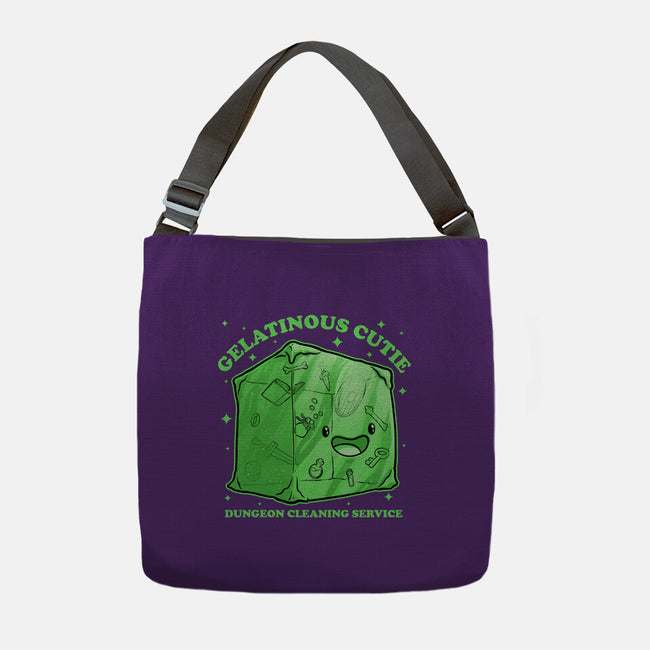 Gelatinous Cute Dungeon Monster-None-Adjustable Tote-Bag-Studio Mootant