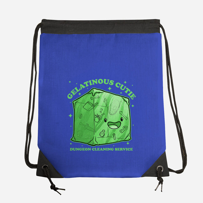 Gelatinous Cute Dungeon Monster-None-Drawstring-Bag-Studio Mootant