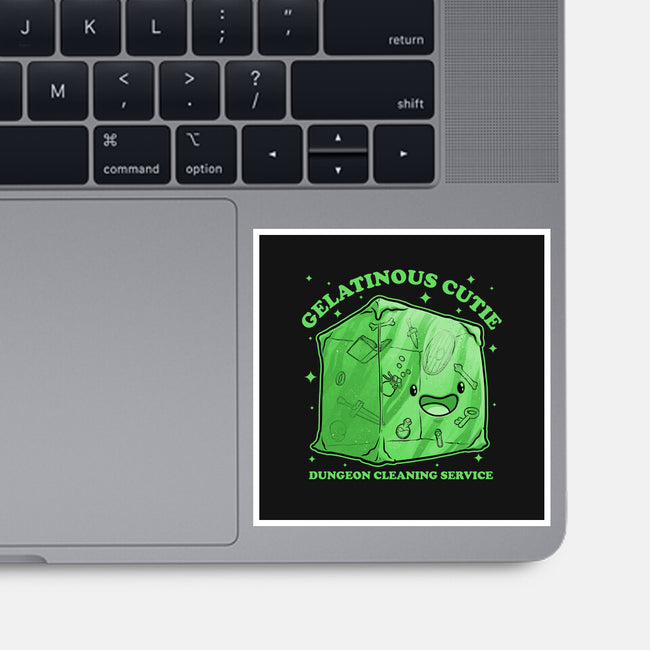 Gelatinous Cute Dungeon Monster-None-Glossy-Sticker-Studio Mootant