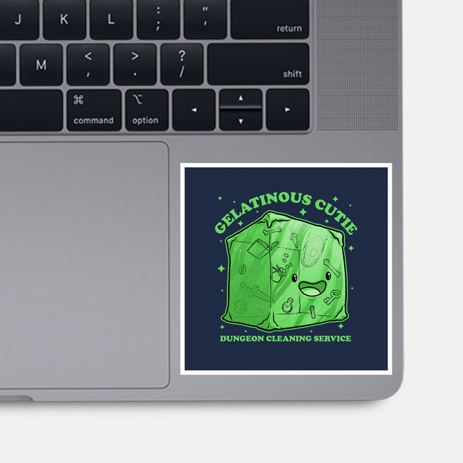 Gelatinous Cute Dungeon Monster-None-Glossy-Sticker-Studio Mootant