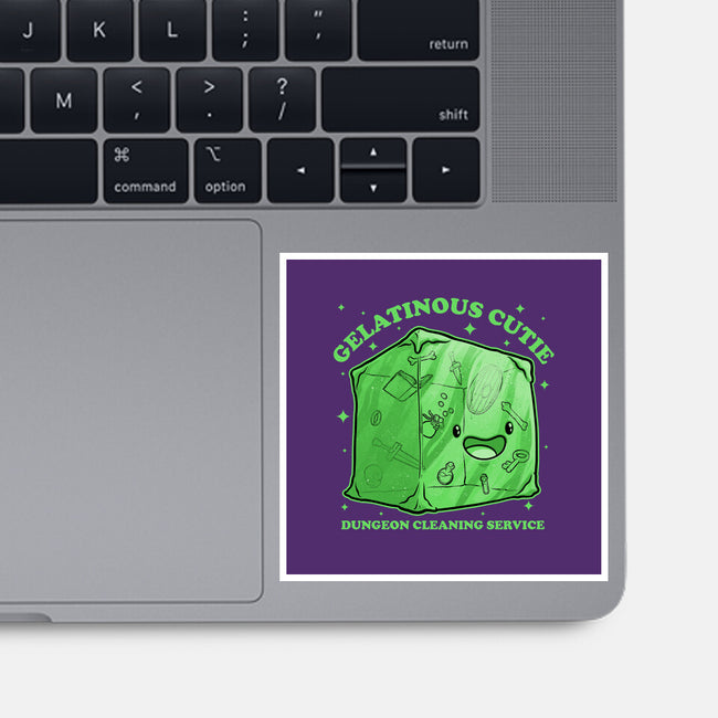 Gelatinous Cute Dungeon Monster-None-Glossy-Sticker-Studio Mootant
