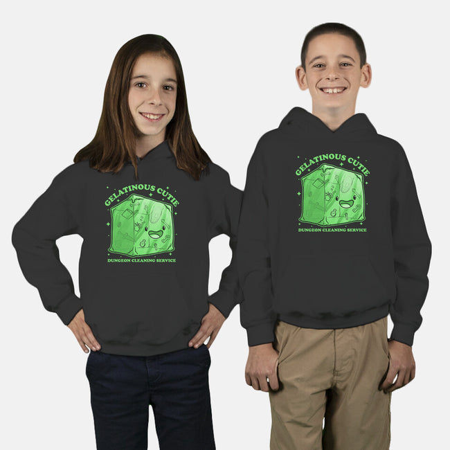 Gelatinous Cute Dungeon Monster-Youth-Pullover-Sweatshirt-Studio Mootant