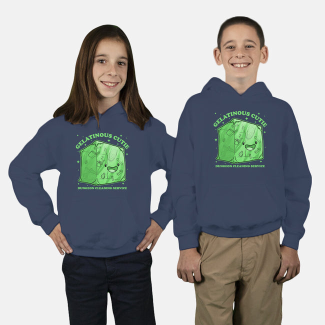 Gelatinous Cute Dungeon Monster-Youth-Pullover-Sweatshirt-Studio Mootant