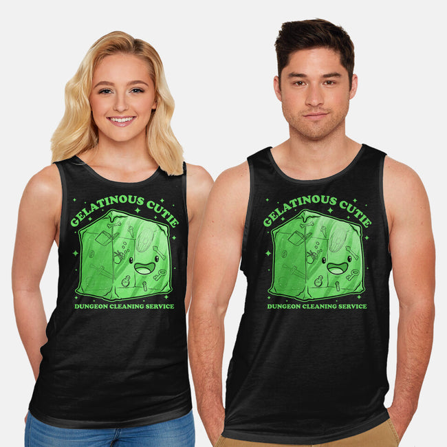 Gelatinous Cute Dungeon Monster-Unisex-Basic-Tank-Studio Mootant