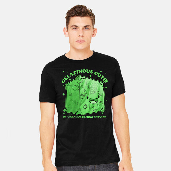 Gelatinous Cute Dungeon Monster-Mens-Heavyweight-Tee-Studio Mootant