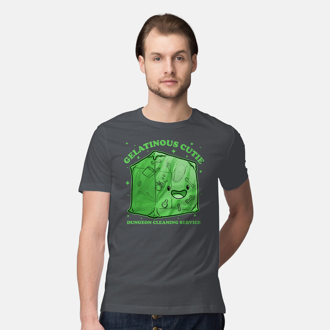 Gelatinous Cute Dungeon Monster-Mens-Premium-Tee-Studio Mootant
