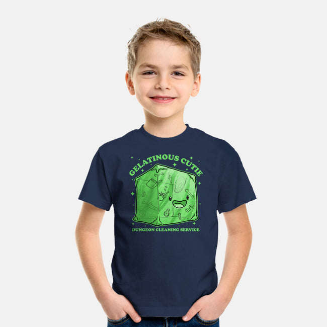 Gelatinous Cute Dungeon Monster-Youth-Basic-Tee-Studio Mootant