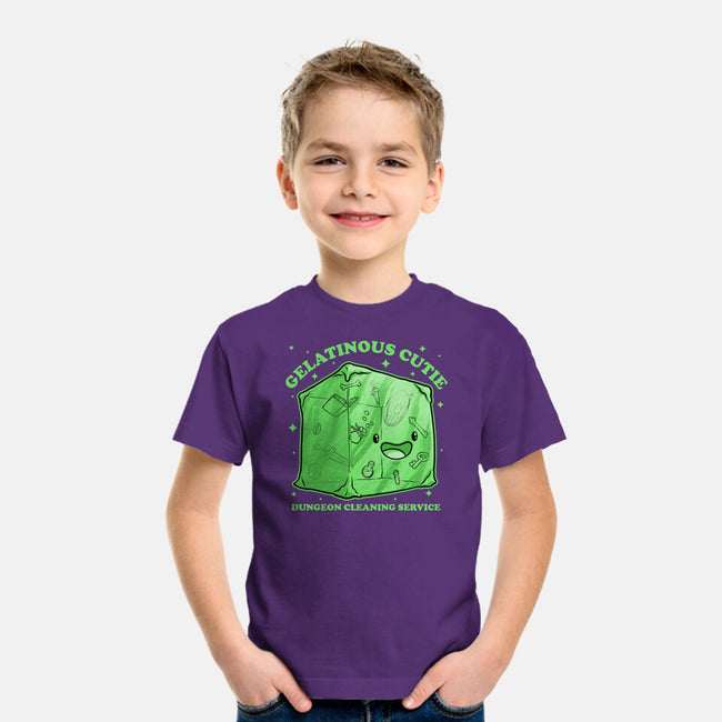 Gelatinous Cute Dungeon Monster-Youth-Basic-Tee-Studio Mootant