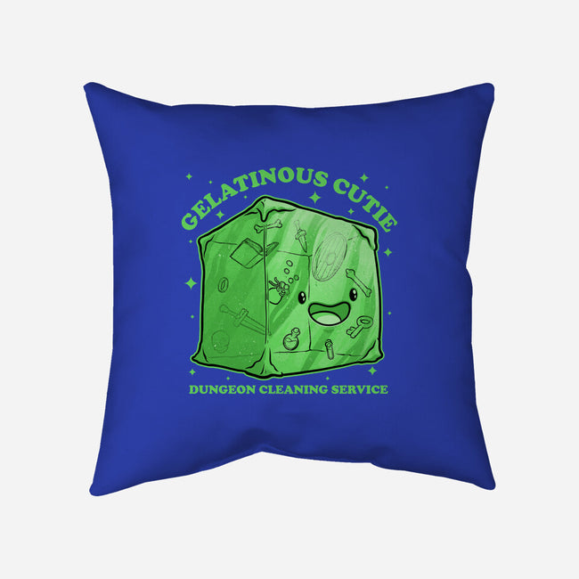 Gelatinous Cute Dungeon Monster-None-Removable Cover w Insert-Throw Pillow-Studio Mootant