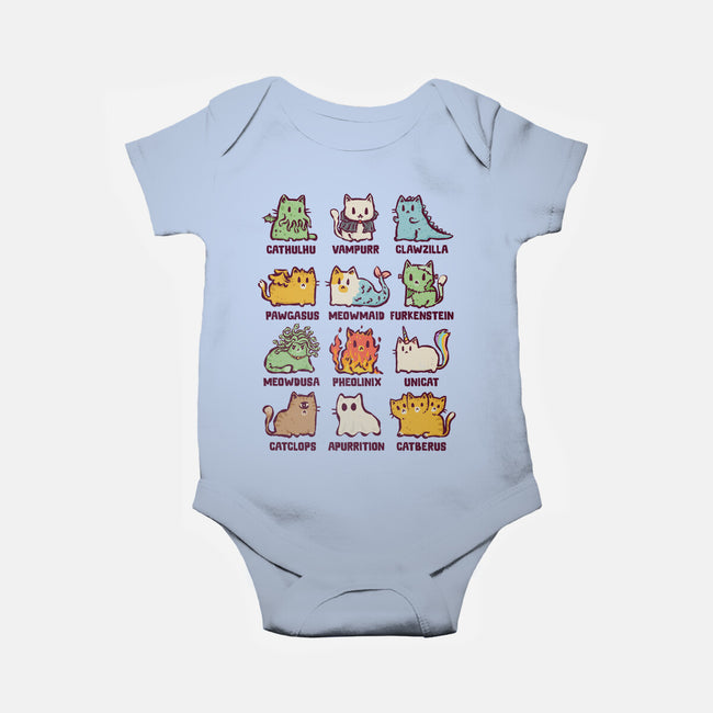 Meowthological Creatures-Baby-Basic-Onesie-kg07