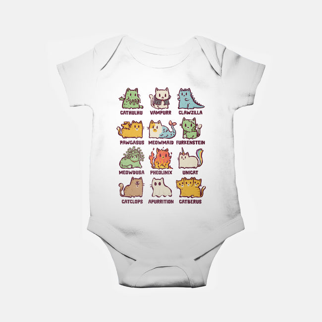 Meowthological Creatures-Baby-Basic-Onesie-kg07