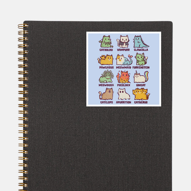 Meowthological Creatures-None-Glossy-Sticker-kg07